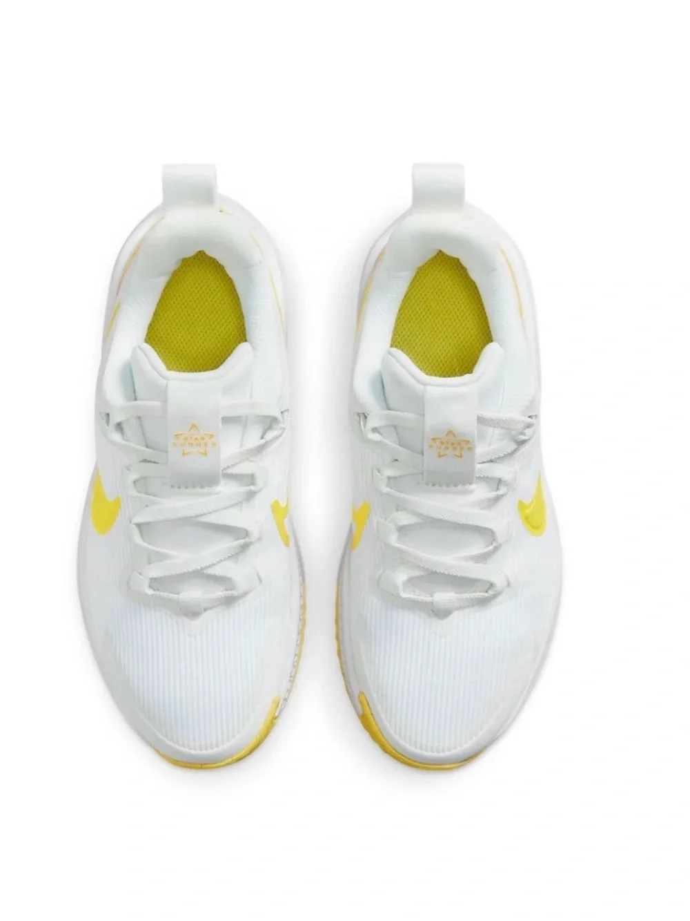Nike Star Runner 4 NN Summit White Opti Yellow Sneakers | Youth 4Y - Picture 2 of 15